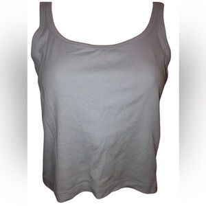 Victoria’s Secret PINK XXL blue‎ ribbed crop tank